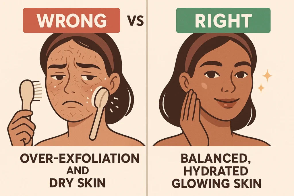How to Get Naturally Glowing Skin at Home – Step-by-Step Guide for Lasting Results 4 Skincare mistakes versus correct method